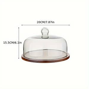 Vintage Japanese Acacia Wood Cake Stand – Round Dessert Display Tray For Snacks, Fruits & Sweets Business, Industry & Science Shop Online at Dubai Trades