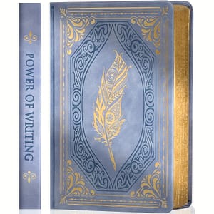 Vintage Leather Journal For Women, 320 Pages Thick Paper, A5 Hardcover Notebook For Writing, Plain Ruled Executive Diary With Retro Stamping Pattern Hardcover Executive Notebooks Shop Online at Dubai Trades