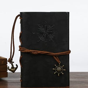 Vintage Plain Type Diary Journal Spiral Ring Binder Retro Book Pirate Notepad Notebooks Notebooks & Writing Pads Shop Online at Dubai Trades