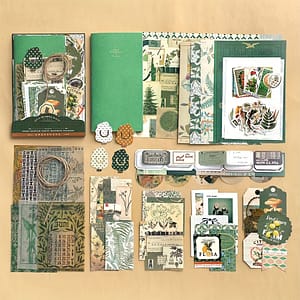 Vintage Scrapbook Supplies Aesthetic Journaling Kit, Scrapbook Papers Quote Stickers Tn Notebook Large Collection For Bullet Junk Journal, Planner Arts Craft Collage Arts, Crafts & Sewing Shop Online at Dubai Trades 2