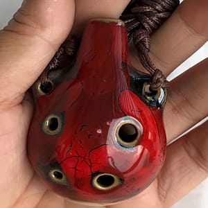 Vintage Style 6-hole Miniature Ocarina: Handcrafted Ceramic, , Decorative & Musical – Random Colors Folk & World Shop Online at Dubai Trades 2