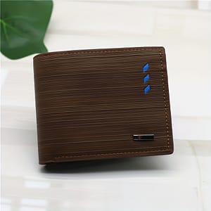 Wallet For Men, Pu Leather Short Purse, Business Card Holder With 7 Card Slots & 1 Id/photo Holder & 1 Sim Card Holder & 1 Zipper Coin Pocket + 2 Big Position Accessories Shop Online at Dubai Trades