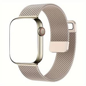 Watch Bands For Watch Band Series 9, , Se, 7 6 5 4 3 2 1 38mm 40mm 41mm 42mm 44mm 45mm 49mm Women And Men, Stainless Steel Mesh Loop Magnetic Clasp Replacement For Watch Clothing, Shoes & Jewelry Shop Online at Dubai Trades