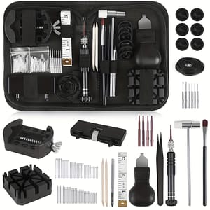 Watch Repair Kit,professional Watch Battery Replacement Tool, & Back Removal Tool,spring Bar Tool Set With Carrying Case Clothing, Shoes & Jewelry Shop Online at Dubai Trades
