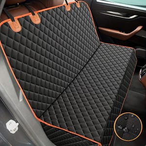 Waterproof Polyester Dog Car Seat Cover With Seat Belt Openings, Non-slip Protect Back Seat Scratch Proof Pet Covers For Cars, Trucks, And Suvs Car Travel Accessories Shop Online at Dubai Trades
