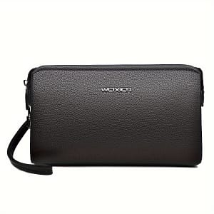 Weixier Men’s Fashion Clutch Wallet – Pu, Multi-compartment With Wrist Strap, Large Capacity, Stylish & Portable For Work, School, Travel & Shopping Clothing, Shoes & Jewelry Shop Online at Dubai Trades