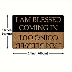 Welcome Door Mat – Non-slip, Absorbent Entrance Rug For Home & Kitchen, Fun Farmhouse Decor, 24×16 Inches Doormats Shop Online at Dubai Trades