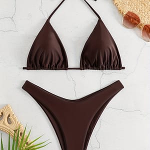 Women’ Strapless Bikini With Ruched Detail – High Stretch Polyamide & Elastane Swimsuit, Beach & Pool, Beach Swimsuit||stretchy Fabric Bikinis Shop Online at Dubai Trades