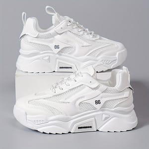 Women’s Breathable Casual Sneakers – Purple Low-top Lace-up Shoes With Thick Tpr Sole, & Fabric Lining For Casual Attire, Cute Shoes Clothing, Shoes & Jewelry Shop Online at Dubai Trades