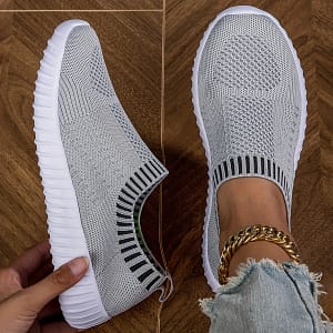 Women’s Breathable Knit Sneakers Casual Lace Up Outdoor Shoes Lightweight Solid Color Shoes Clothing, Shoes & Jewelry Shop Online at Dubai Trades