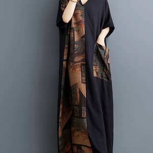 Women’s Casual Viscose Dressing Gown, Non-stretch Woven Fabric, Pocket Details, Spring/summer/fall Season, Adult Size Clothing, Shoes & Jewelry Shop Online at Dubai Trades