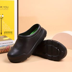 Women’s High Quality Eva Chef Shoes, Non-slip Work Shoes With Toe For Nurses, Healthcare, And Food Service, Black & White Options, Nursing Footwear | Solid | Durable Footwear, High Clothing, Shoes & Jewelry Shop Online at Dubai Trades