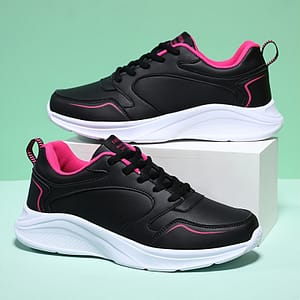 Women’s Lace-up Lightweight Running Shoes, Non-slip Fashion Athletic Sneakers For Workout Gym Walking Athletic Shop Online at Dubai Trades