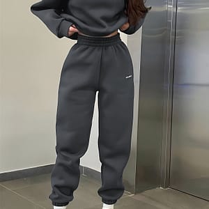 Women’s Outdoor Sports Casual Knitted Round Neck Warm Workout Set Clothing Shop Online at Dubai Trades