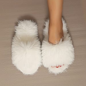 Women’s Plush Slippers For , Cozy Indoor Footwear With A Stylish And . Clothing, Shoes & Jewelry Shop Online at Dubai Trades