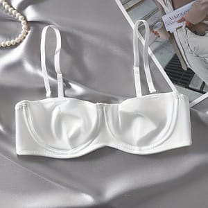 Women’s Underwire Bralette – Comfortable Thin Design With Uplifting Support, Front Closure & Adjustable Straps, Solid Red Casual Casual Attire Bras Shop Online at Dubai Trades