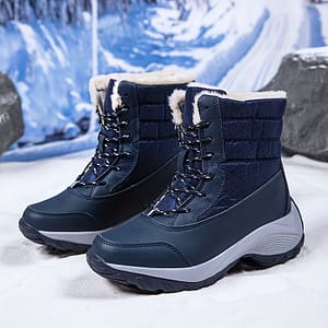 Women’s Versatile Non-slip And Wear-resistant Thickened Snow Boots, Comfortable Warm High Top Hiking Boots Clothing, Shoes & Jewelry Shop Online at Dubai Trades