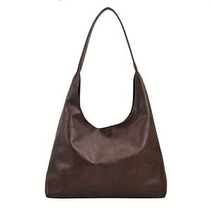 Women’s Vintage Solid Color Hobo Bag, Lightweight Casual Shoulder Bag With Insert Pouch For Daily Use Clothing, Shoes & Jewelry Shop Online at Dubai Trades
