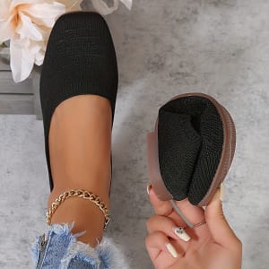 Women’s Woven Flat Shoes Solid Color Home Outdoor Clothing, Shoes & Jewelry Shop Online at Dubai Trades