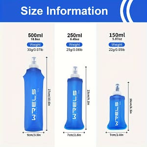 Wrels Foldable Silicone Sports Water Bottle – Colorful, Portable & Durable For Running And Outdoor Activities Camping & Hiking Shop Online at Dubai Trades