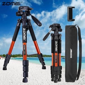 Zomei 55 Inch Aluminum Tripod, Portable Tripod Stand For & Photo Recording, Compatible With Slr , Phone Projector, , Travel Bag Included, , No , No Battery Accessories Shop Online at Dubai Trades