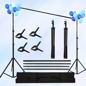 Zomei Heavy-duty 10ft X 6.6ft Backdrop Stand – Adjustable Height, Includes 4 Clamps & Carry Bag For Weddings, Parties, Photo Displays Background Support Equipment Shop Online at Dubai Trades