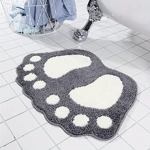 -absorbent Microfiber Bath Mat With – Design For Home Decor, For Bathroom, , And Kitchen Kitchen & Bath Fixtures Shop Online at Dubai Trades