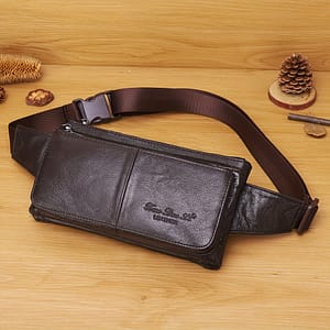 -border Men’s Vintage Leather Waist Bag, Multifunctional Crossbody Chest Bag For Outdoor Sports Phones. Clothing, Shoes & Jewelry Shop Online at Dubai Trades