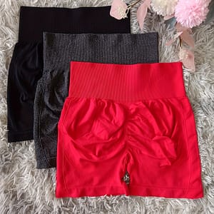 [minimalist Chic] Women’ Yoga Shorts, High Stretch Polyamide Knit Fabric, Solid Style, Regular Seasons, Workout Shorts| Shorts| Clothing, Shoes & Jewelry Shop Online at Dubai Trades 2