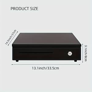 -plated Steel Plate Four-grid Cash Register Box Connecting Small Bill Printer; Connecting Cash Register Cash Registers & Supplies Shop Online at Dubai Trades