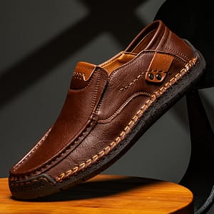 ‘s Hand-stitched Slip-on Loafers – Breathable Synthetic Casual Shoes With Elastic Sides, Round Toe & Durable Rubber Sole – For , Office, Semi-formal (plus Size Available) Clothing, Shoes & Jewelry Shop Online at Dubai Trades