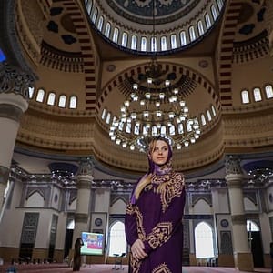 Dubai: Old & Modern City Tour, Blue Mosque & Al Khayma Heritage House at Dubai Mall, Big Bus Parking, Dubai, United Arab Emirates City Tours Shop Online at Dubai Trades