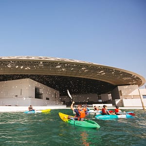 Guided Kayak Tour at Louvre Abu Dhabi – Water Sports Travel, Activities & Events Shop Online at Dubai Trades 2