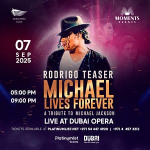 Michael Lives Forever by Rodrigo Teaser – A Tribute to Michael Jackson in Dubai Opera – Concerts Concerts Shop Online at Dubai Trades 2