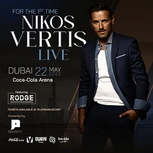 Nikos Vertis – The Journey of Sound and Soul World Tour at Coca-Cola Arena in Dubai – Concerts Concerts Shop Online at Dubai Trades