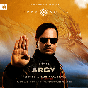 Tomorrowland presents Argy at Terra Solis Dubai – Nightlife Nightlife Shop Online at Dubai Trades