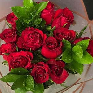 12, 20, 30, 25, Or 100 Roses – Handheld Bouquet; In A Choice Of Color Dubai other Shop Online at Dubai Trades