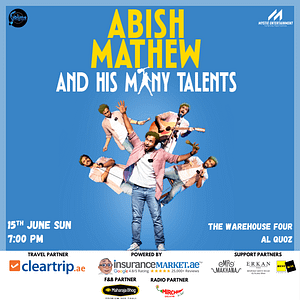 Abish Mathew Live in Dubai – Desi Events Desi Events Shop Online at Dubai Trades