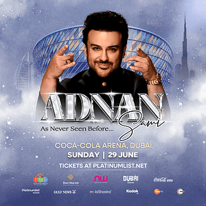 Adnan Sami Live at Coca-Cola Arena in Dubai – Concerts Concerts Shop Online at Dubai Trades