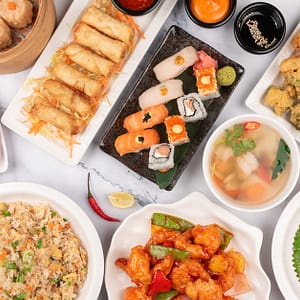Asian Brunch Buffet & Bottomless Beverages (Child Aed49, Adult Aed89) Dubai restaurants Shop Online at Dubai Trades