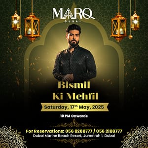 Bismil ki mehfil – Concerts Concerts Shop Online at Dubai Trades