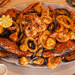 Choose From Sailor Boil Or Captain Boil At Shellfish Bar Dmcc Dubai restaurants Shop Online at Dubai Trades