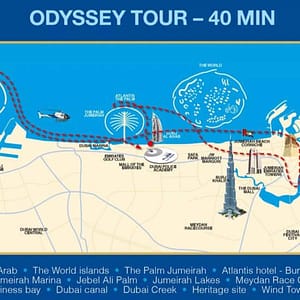 Dubai Scenic Helicopter Tour: Odyssey Tour (40 Minutes) at Dubai Police Academy, Dubai, United Arab Emirates City Tours Shop Online at Dubai Trades