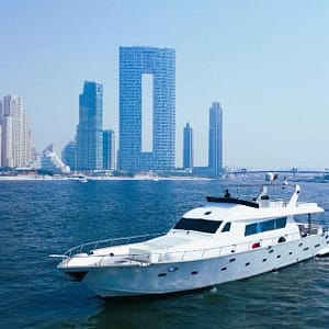 Enjoy 105-Feet Luxury Yacht – 1, 2, 3, Or 4 Hours For Up To 50 Pax Dubai restaurants Shop Online at Dubai Trades