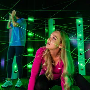 Experience The Thrilling Beamz Laser Maze For One, Two, Or Four People Dubai activities Shop Online at Dubai Trades