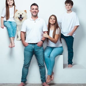 Family Photoshoot With Framed Image At Stu Studios Dubai Dubai other Shop Online at Dubai Trades