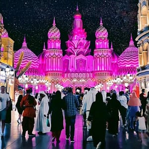 Global Village + Optional Img Worlds Of Adventure Or Aquarium Ticket Dubai package Shop Online at Dubai Trades