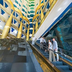 Inside Burj Al Arab Dubai Guided Experience with Beverage Options at Jumeirah Beach Hotel, Dubai, United Arab Emirates City Tours Shop Online at Dubai Trades
