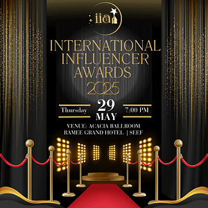 International Influencer Awards 2025 – Business Events Business Events Shop Online at Dubai Trades