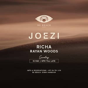 JOEZI at Be Beach Dubai – Nightlife Nightlife Shop Online at Dubai Trades